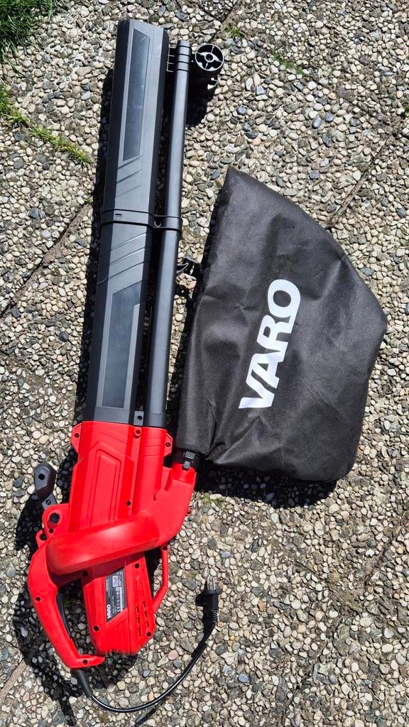 Varo Bladblazer met Zuigfunctie en Opvangzak, Tuin en Terras, Bladblazers, Ophalen, Gebruikt, Met opvangzak, Handgedragen