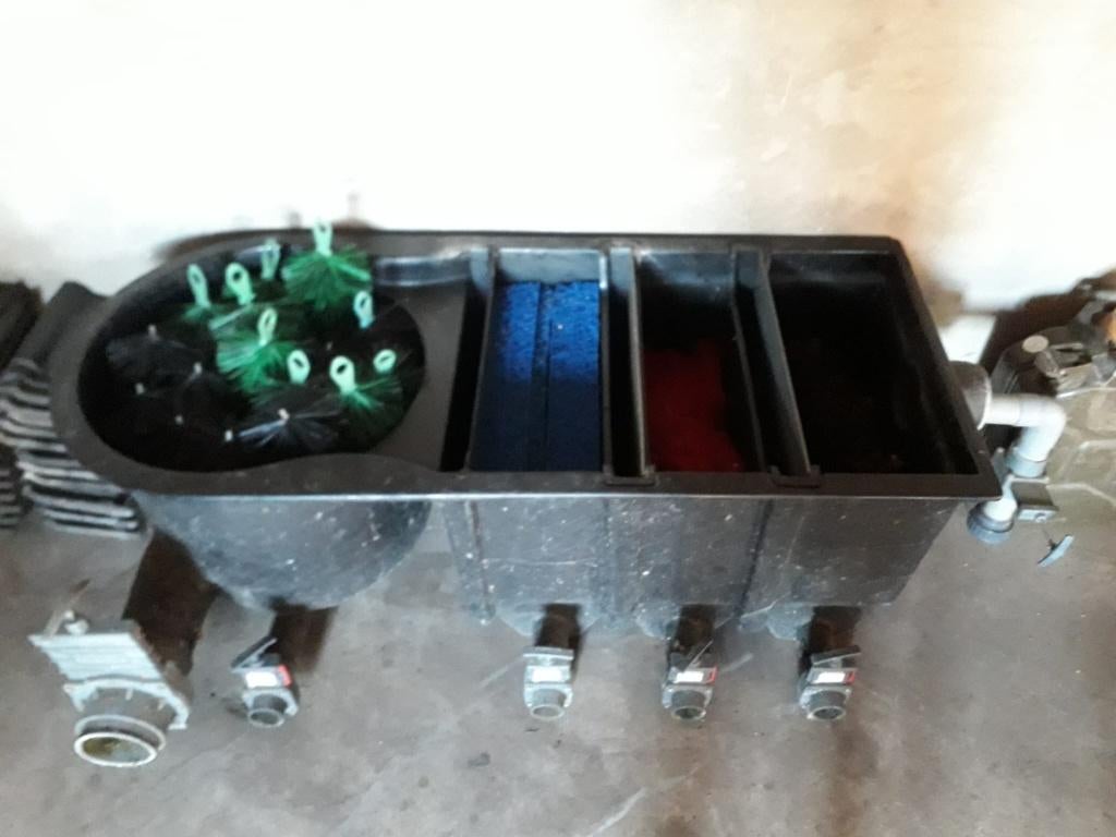 Meerkamerfilter messner delta 15000 incl. Pomp en uv lamp, Tuin en Terras, Vijver-toebehoren, Ophalen, Gebruikt, Vijverfilter
