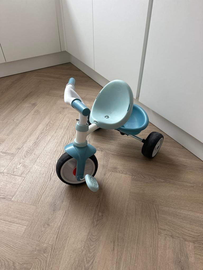 Smoby Blauwe driewieler, Ophalen of Verzenden, Gebruikt