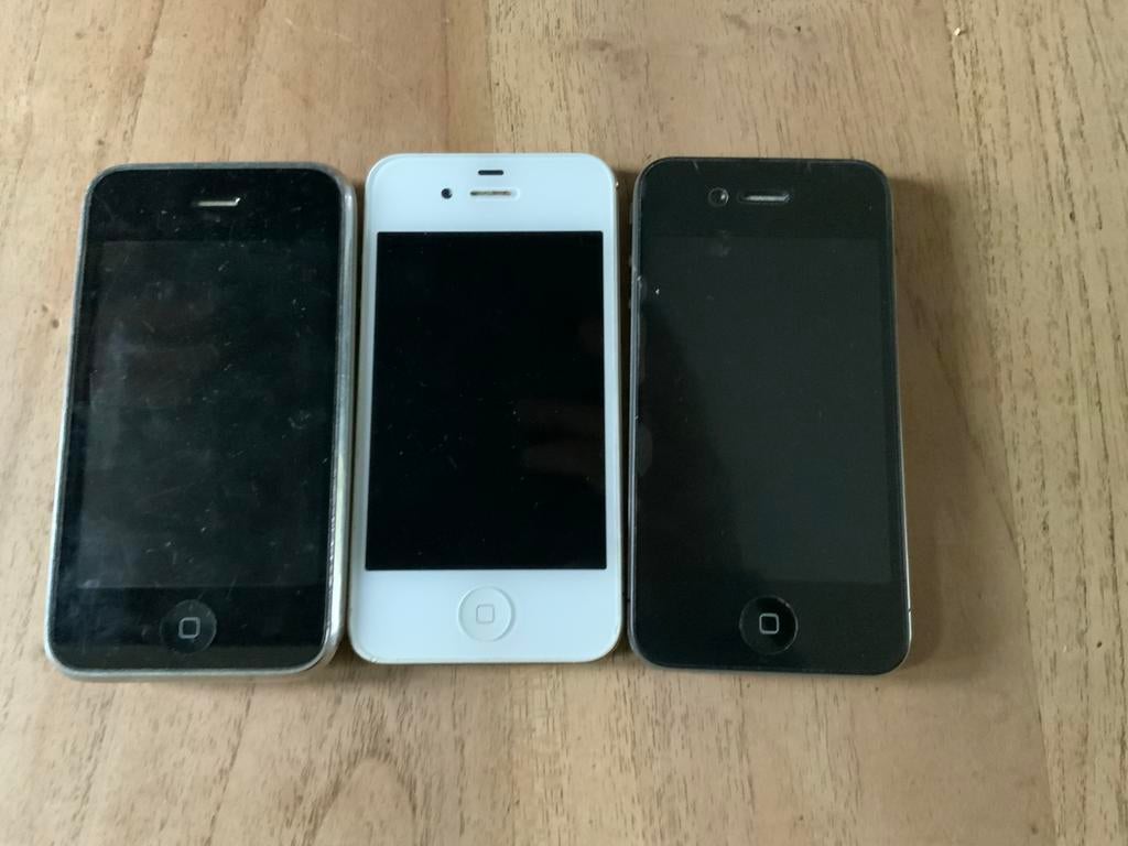 Iphone’s 3x “zie omschrijving”, Telecommunicatie, Mobiele telefoons | Apple iPhone, Ophalen of Verzenden, Zo goed als nieuw, Zwart