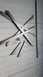 Metalen X-poot onderstel voor eettafel - Zwart, stoer design, Tafelpoot, Nieuw, Industrieel, Stoer, Rechthoekig