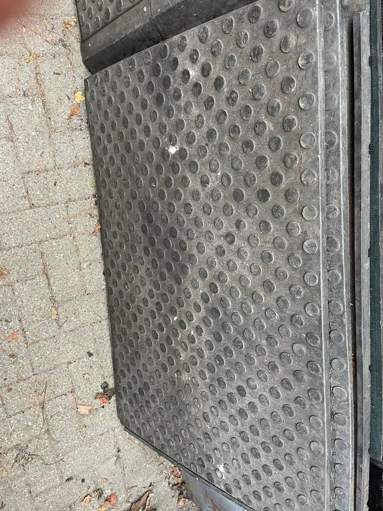 Dikke kunststof rijplaten, Ophalen, Gebruikt