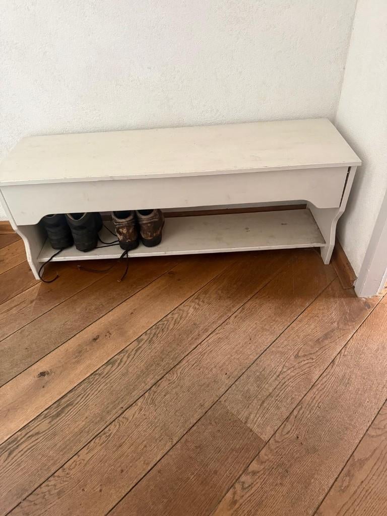 schoenen bankje, Ophalen, Gebruikt