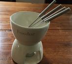 Chocolade fondue set met vorkjes, Ophalen, Zo goed als nieuw