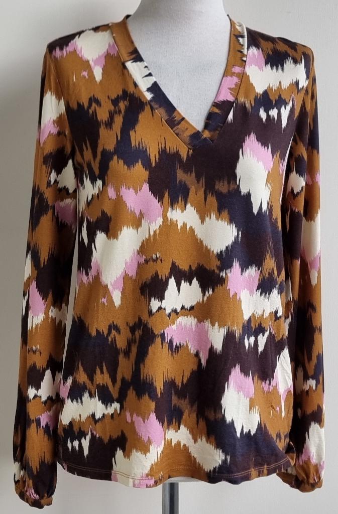 Ivy Beau soepelvallend shirt mt. 34, Kleding | Dames, T-shirts, Zo goed als nieuw, Maat 34 (XS) of kleiner, Overige kleuren, Lange mouw