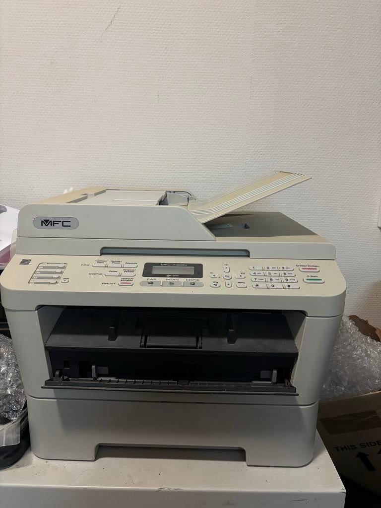 Brother MFC-7360N laserprinter all in 1, Computers en Software, Gebruikt, Faxen, All-in-one, Ophalen of Verzenden