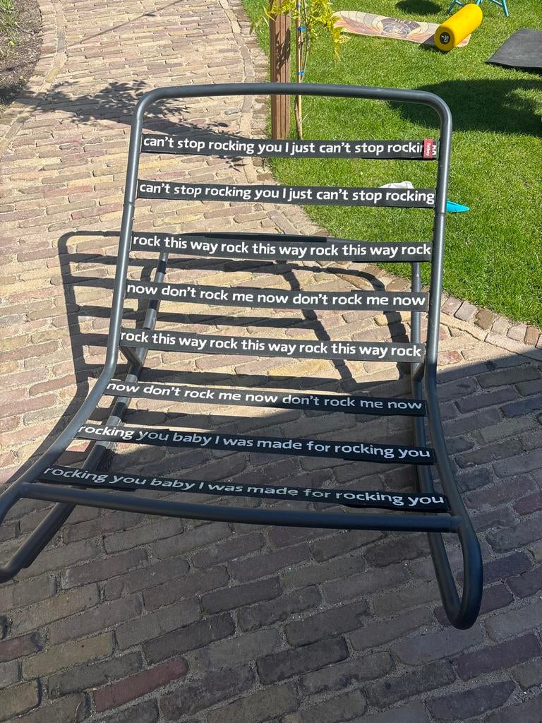 Fatboy Rock 'n Roll Schommelstoel, Tuin en Terras, Tuinstoelen, Zo goed als nieuw, Ophalen