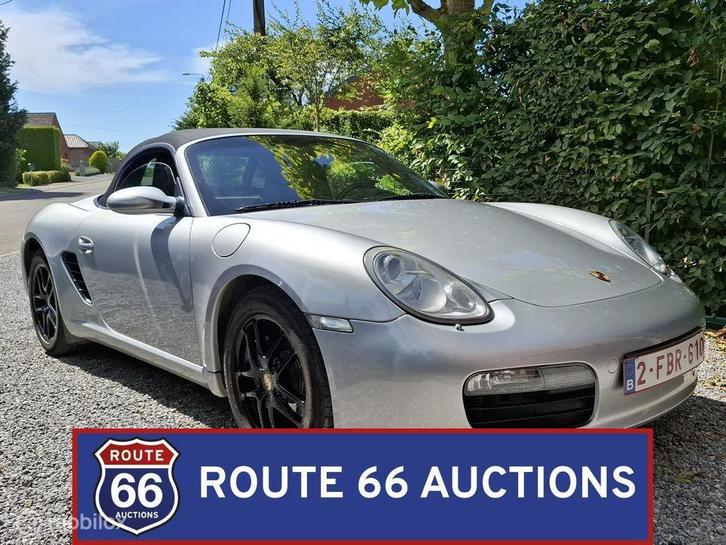 Porsche Boxster | 2005 | Route 66 Auctions, Auto's, Porsche, Bedrijf, Te koop, Boxster, Benzine, Overige carrosserieën, Handgeschakeld