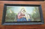 klassieke houten lijst met een poster van Maria met kind, Ophalen