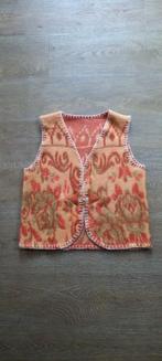 Handgemaakte wollen bodywarmer - Maat S, Kleding | Dames, Overige kleuren, Ophalen of Verzenden, Zo goed als nieuw, Handgemaakt