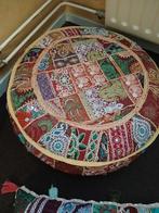 Prachtige poef en kussen, Ophalen, Zo goed als nieuw, 50 tot 75 cm, 50 tot 75 cm