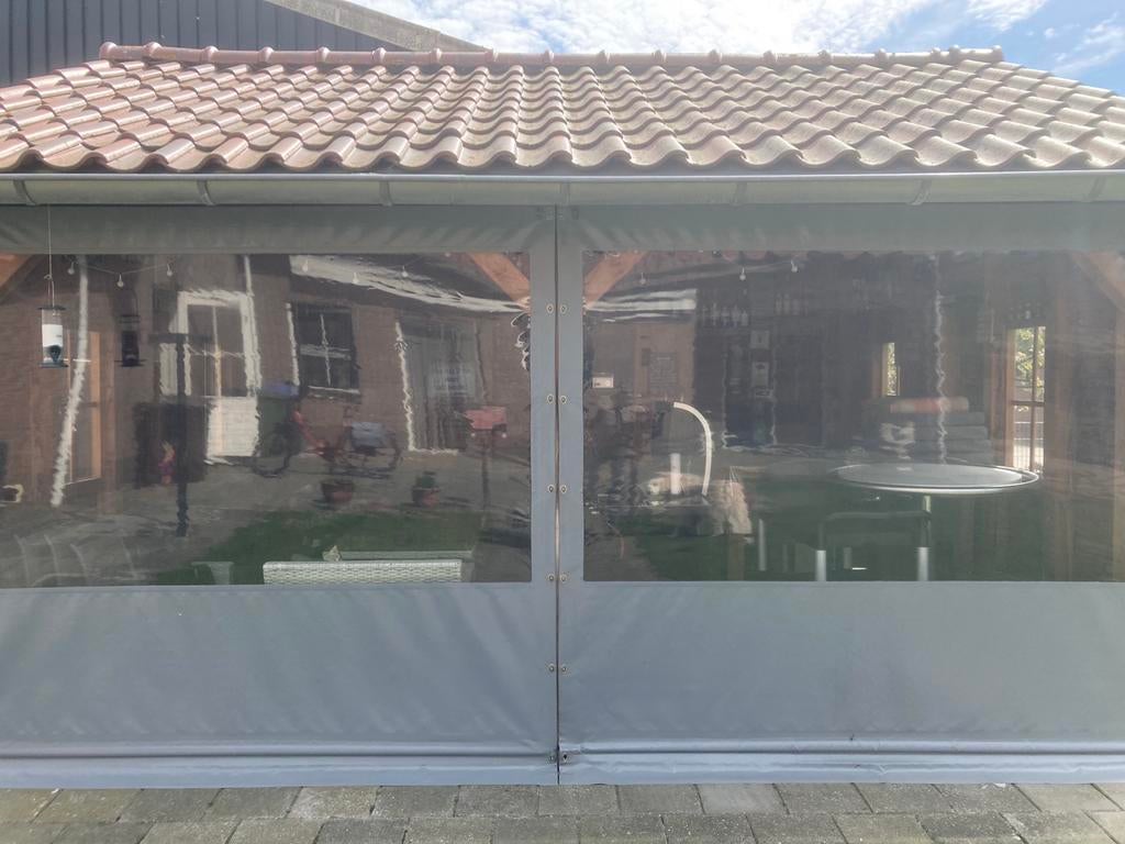 Veranda afdichting zeildoek, Ophalen, Gebruikt, Overige typen, 450 cm of meer