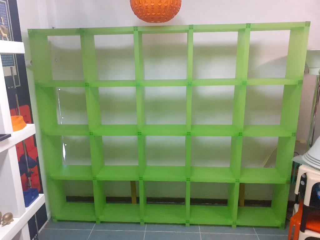 groen kunststof kast jaren 90 design Lundia space age retro, Kunststof, Gebruikt, Lundia, ?