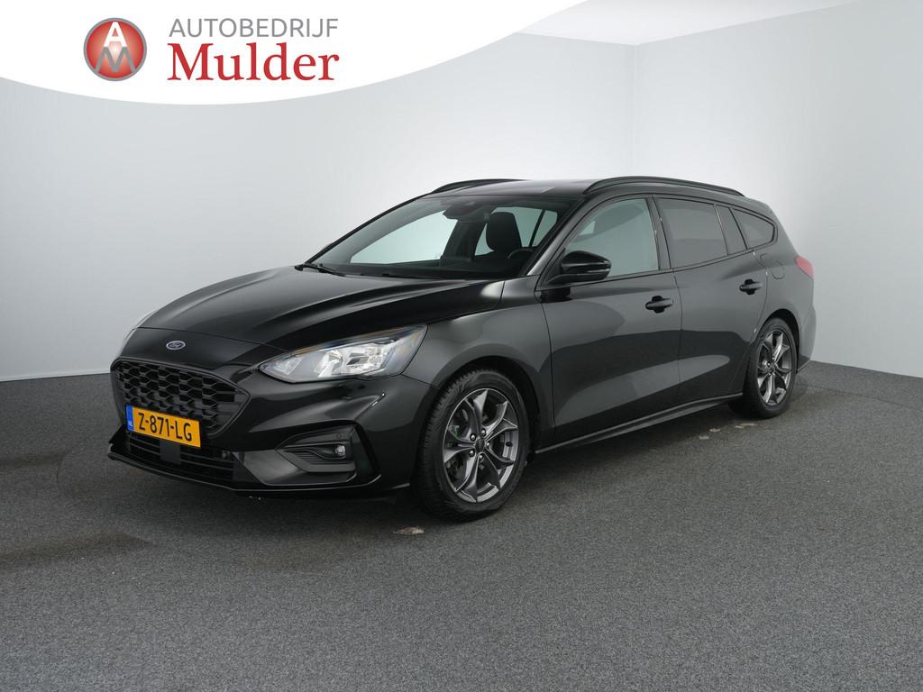 Ford Focus Wagon 1.0 EcoBoost Hybrid ST Line Business 125 PK, Auto's, Euro 6, Zwart, 19 km/l, Geïmporteerd