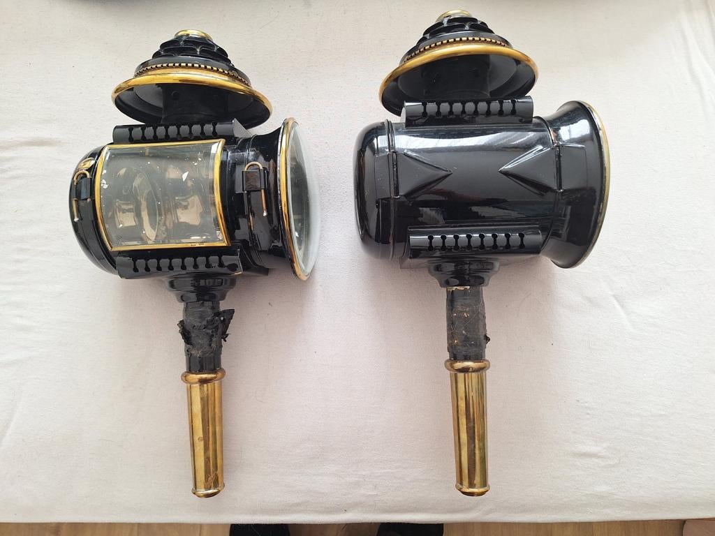 2 paar originele rijtuiglampen zeer goede staat, Overige typen