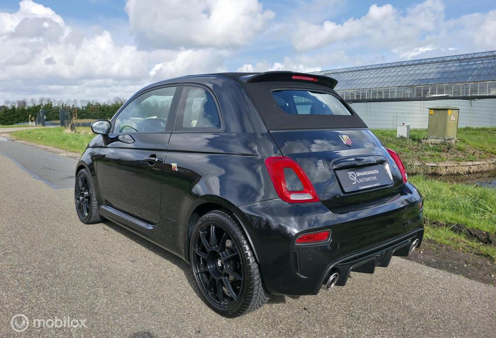 Fiat 500 C 1.4 T-Jet Abarth 595 / Carbon / Beats / Navi, Auto's, Fiat, Voorwielaandrijving, Gebruikt, Zwart, 4 cilinders