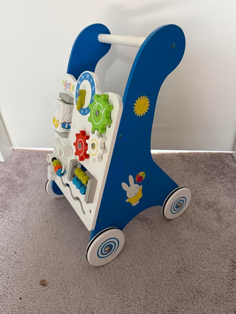 Houten loopwagen Nijntje, Ophalen, Gebruikt, Jongen of Meisje