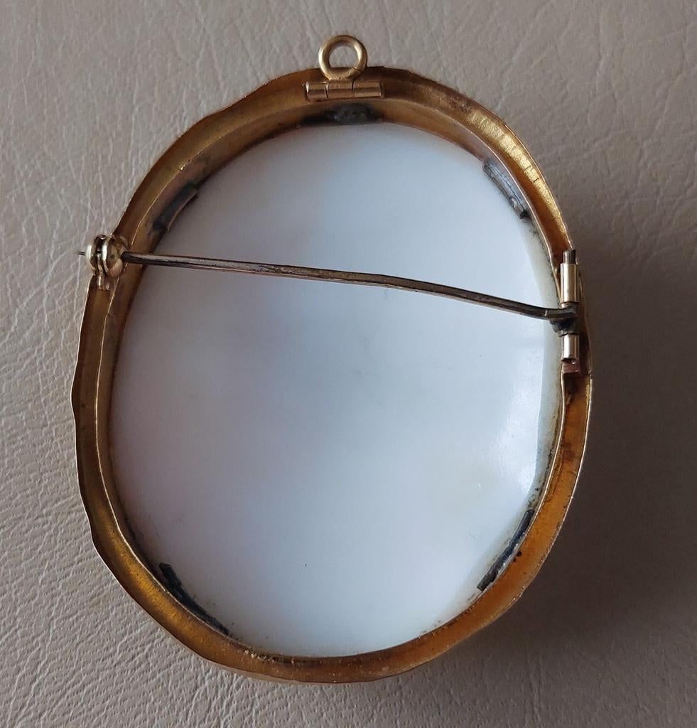 Camee  hanger broche, Ophalen of Verzenden, Zo goed als nieuw