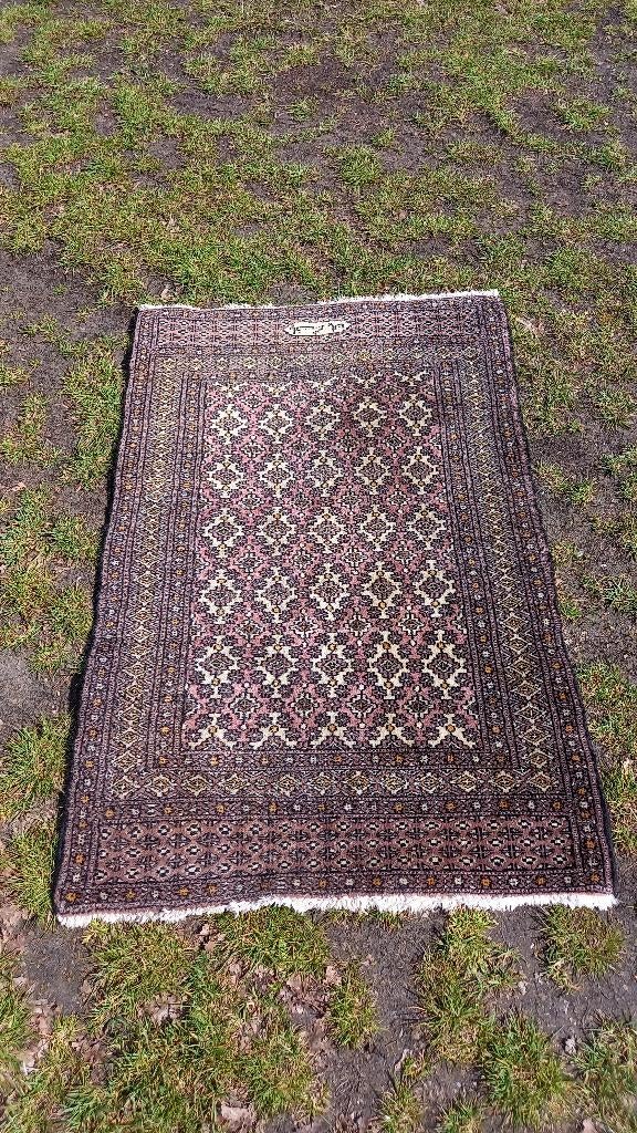 Prachtig origineel oud Perzisch tapijtje 78-122 cm., Antiek en Kunst, Ophalen of Verzenden