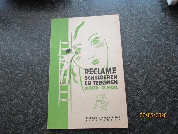 RECLAME SCHILDEREN EN TEEKENEN-ZELDZAAM BOEK -KOK-CA1943, Boeken, Kunst en Cultuur | Beeldend, Zo goed als nieuw, Schilder- en Tekenkunst