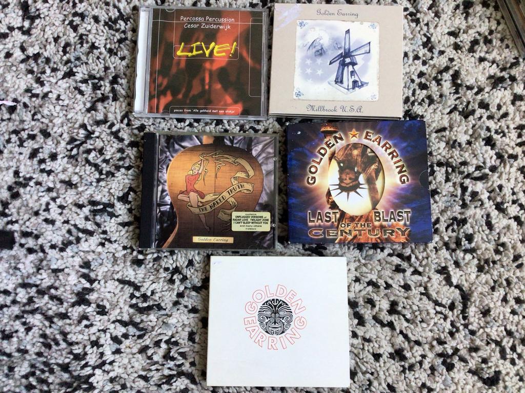 5 CD’s Golden Earring 🌼 zie de info, Cd's en Dvd's, Cd's | Rock, Zo goed als nieuw, Poprock, Ophalen of Verzenden