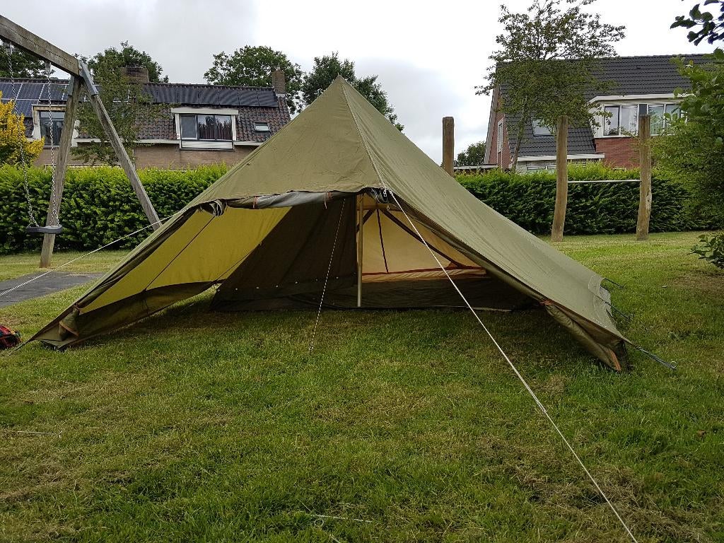 de Vlinder tent Erdmann Schmidt, Caravans en Kamperen, Tenten, tot en met 2, Gebruikt, Ophalen