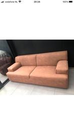 Bank 2/3 zits Suede Leer € 180, Ophalen, Zo goed als nieuw, 75 tot 100 cm, Leer