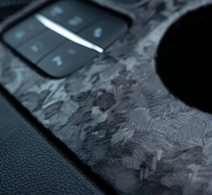 Nieuw : Forged Zwart Carbon Fiber Wrap Folie 20 x 152 cm, Auto diversen, Tuning en Styling, Verzenden