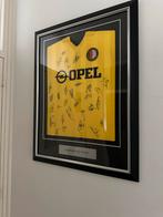 Ingelijst retro Feyenoord shirt met handtekeningen, Ophalen, Gebruikt, Feyenoord, Shirt