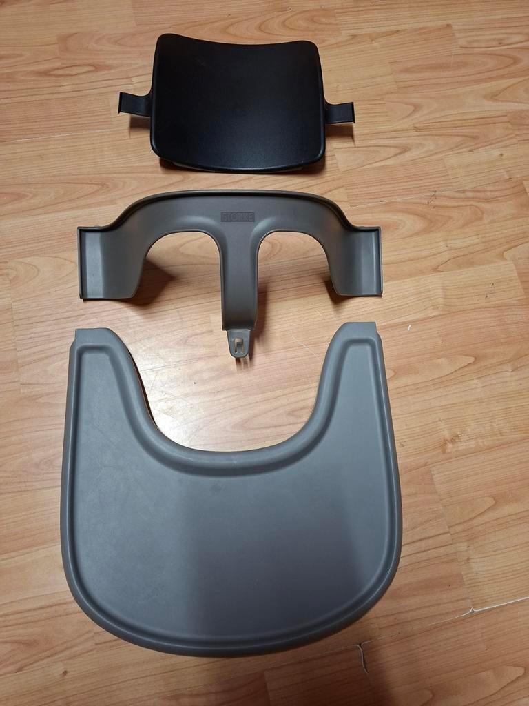 stokke babyset met tray, Ophalen, Zo goed als nieuw, Meegroeistoel