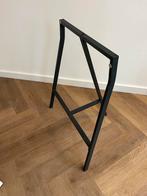 Ikea Lerberg tafelpoot donkergrijs metaal, Ophalen, Zo goed als nieuw, Metaal, Tafelpoot