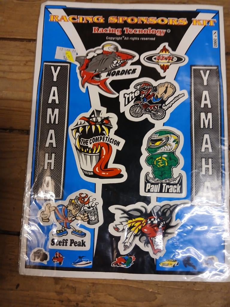 Tekoop  sticker vel yamaha  promotie, Ophalen of Verzenden, Nieuw, Overige typen