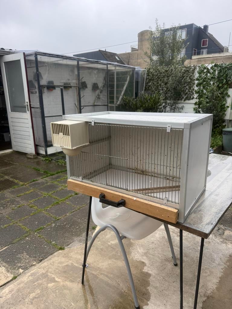 Broedkooien, Dieren en Toebehoren, Vogels | Hokken en Kooien, Ophalen, Gebruikt, Aluminium, Broedkooi of Kweekkooi
