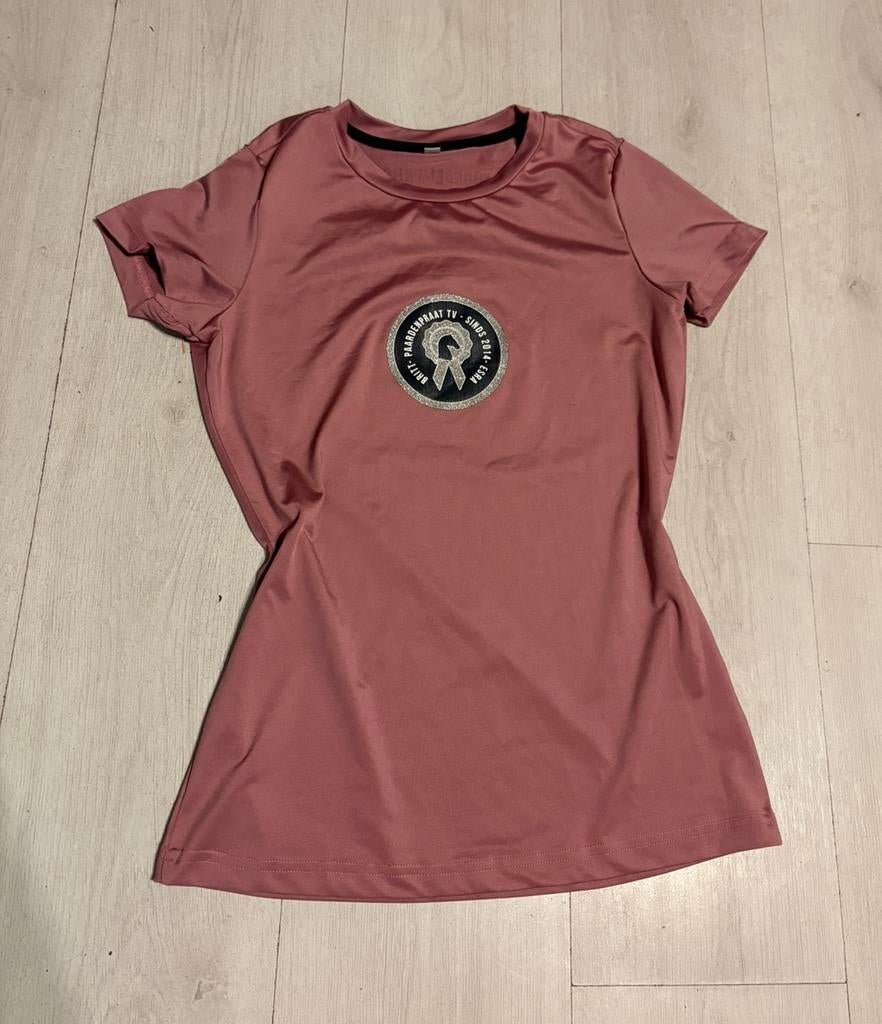 Paardenpraattv paardrij shirt., Ophalen of Verzenden, Zo goed als nieuw, Maat 46 (S) of kleiner, Roze