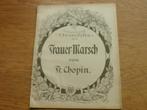 Chopin- trauer-marsch - piano, Muziek en Instrumenten, Bladmuziek, Gebruikt, Klassiek, Ophalen of Verzenden, Artiest of Componist