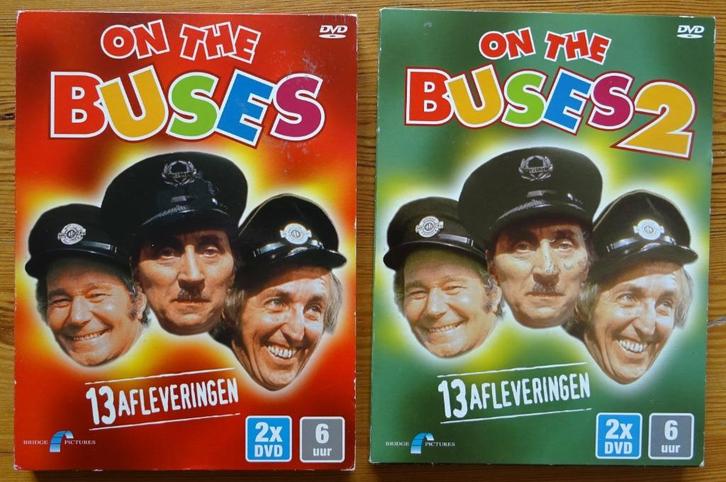 On The Buses (2DVD) seizoen 1 en 2, Cd's en Dvd's, Dvd's | Tv en Series, Gebruikt, Komedie, Alle leeftijden, Ophalen of Verzenden