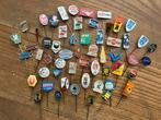 Verzameling pins, jaren 60 en 70!, Verzamelen, Speldjes, Pins en Buttons, Ophalen, Gebruikt, Merk, Speldje of Pin