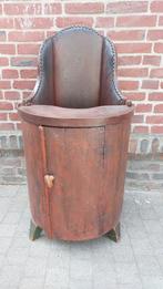 Antieke houten kinderstoel, kakstoel, Antiek en Kunst, Ophalen