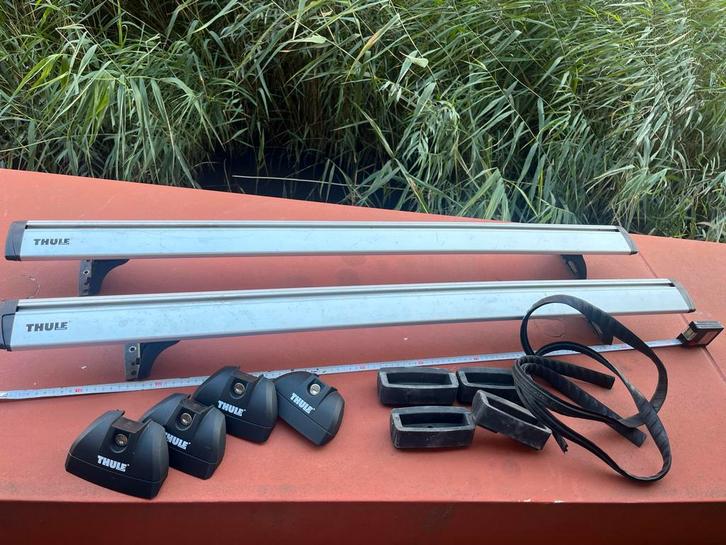 Thule Rapid 753 Dakdragerset met Wingbar, Auto diversen, Dakdragers, Gebruikt, Ophalen of Verzenden