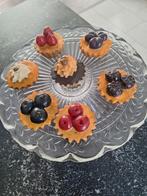 te koop glazen ronde sierschaal met kunst fruit!!, Huis en Inrichting, Schaal, Rond, Ophalen of Verzenden, Glas