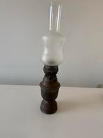 Antieke Petroleumlamp / Olielamp - Tafelmodel, Ophalen of Verzenden
