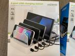 4-POORT LAAD STATION TEGELIJK OPLADEN SAMSUNG IPHONE TABLET, Ophalen of Verzenden, Zo goed als nieuw, Samsung