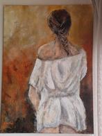 Schilderij acryl mixed media 60/80, Ophalen of Verzenden