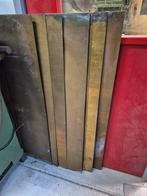 Messing plaat stukken 1 x 0,5 mtr. Diverse diktes, Doe-het-zelf en Verbouw, Metalen, Ophalen, Zo goed als nieuw, Koper of Messing