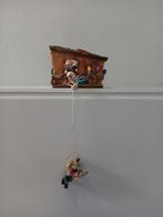 Beeldje- clownhuisje met hangend clowntje, Ophalen of Verzenden, Zo goed als nieuw, Mens