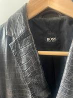 Geweldig leren Kolbert Hugo Boss, Kleding | Heren, Kostuums en Colberts, Ophalen of Verzenden, Zo goed als nieuw, Zwart