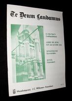 Te Deum Laudamus - H. Franken, Zendingsfantasie - Addie de J, Muziek en Instrumenten, Bladmuziek, Gebruikt, Ophalen of Verzenden