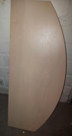 Halfronde wandplank en plankdragers., Ophalen, Zo goed als nieuw