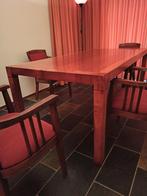 eethoek, Huis en Inrichting, Tafels | Eettafels, Ophalen, Gebruikt, 100 tot 150 cm, 200 cm of meer