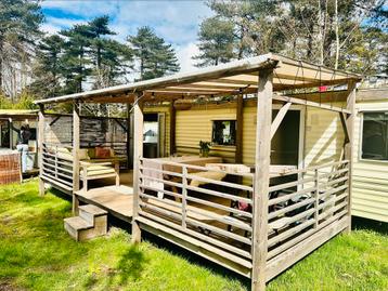 TE KOOP: stacaravan op Camping Bakkum incl. plek 